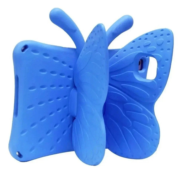 Kids EVA Shockproof Butterfly Case With Stand For Honor Pad 6 7 X8 X6 Blue - Picture 7 of 8